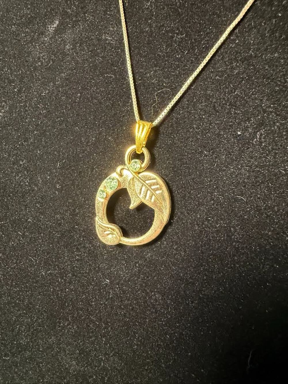 Italian Sterling Silver 925 Necklace with Pendant  (MWL18)